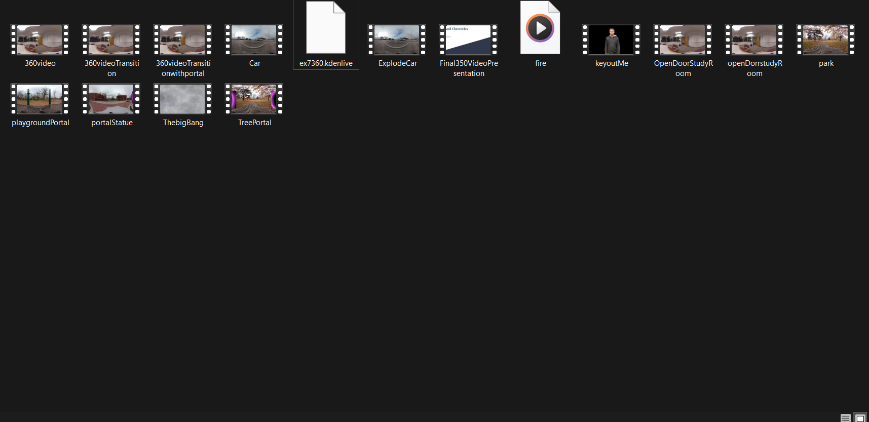 Kdenlive video editing